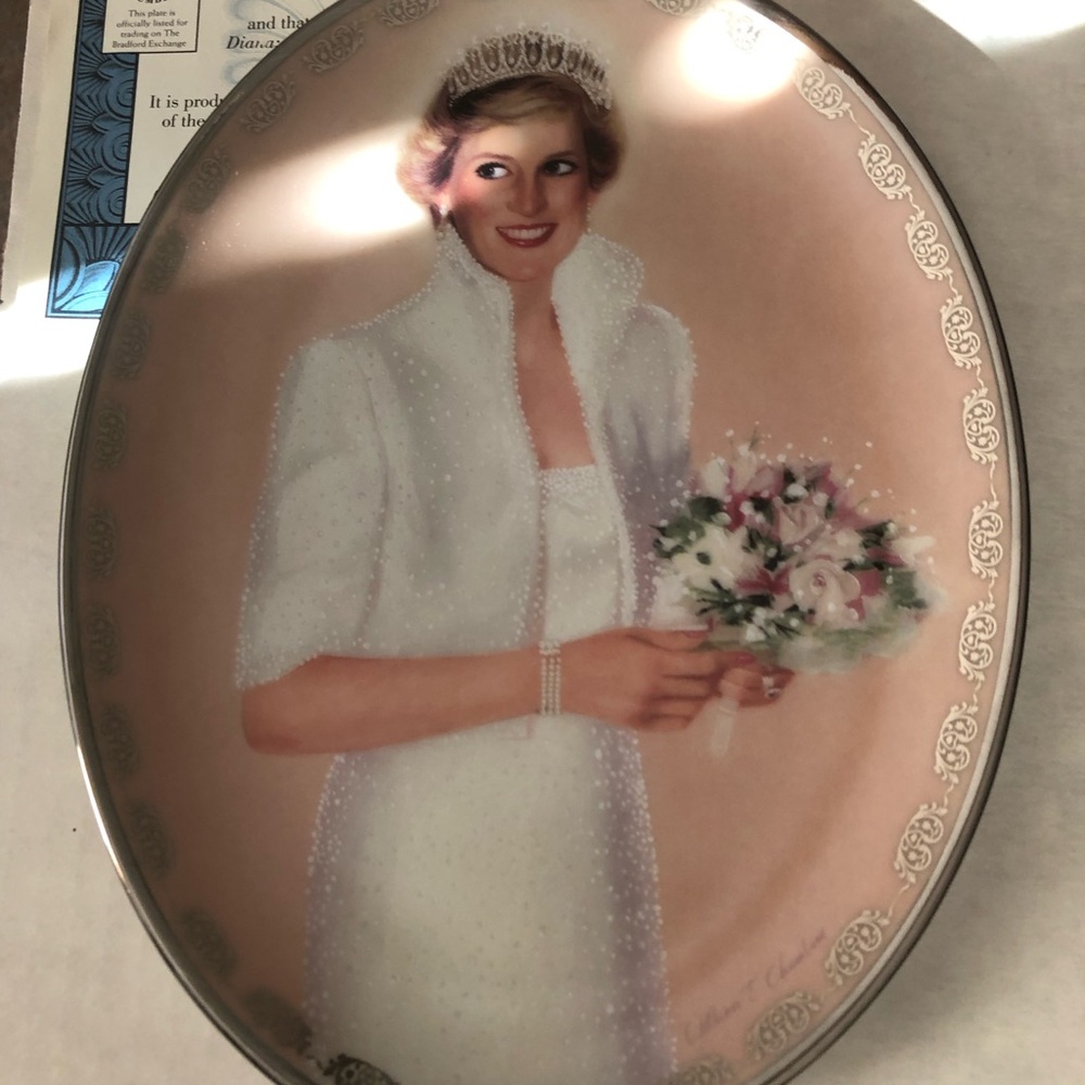 1997 Bradford Exchange Princess Diana plate
